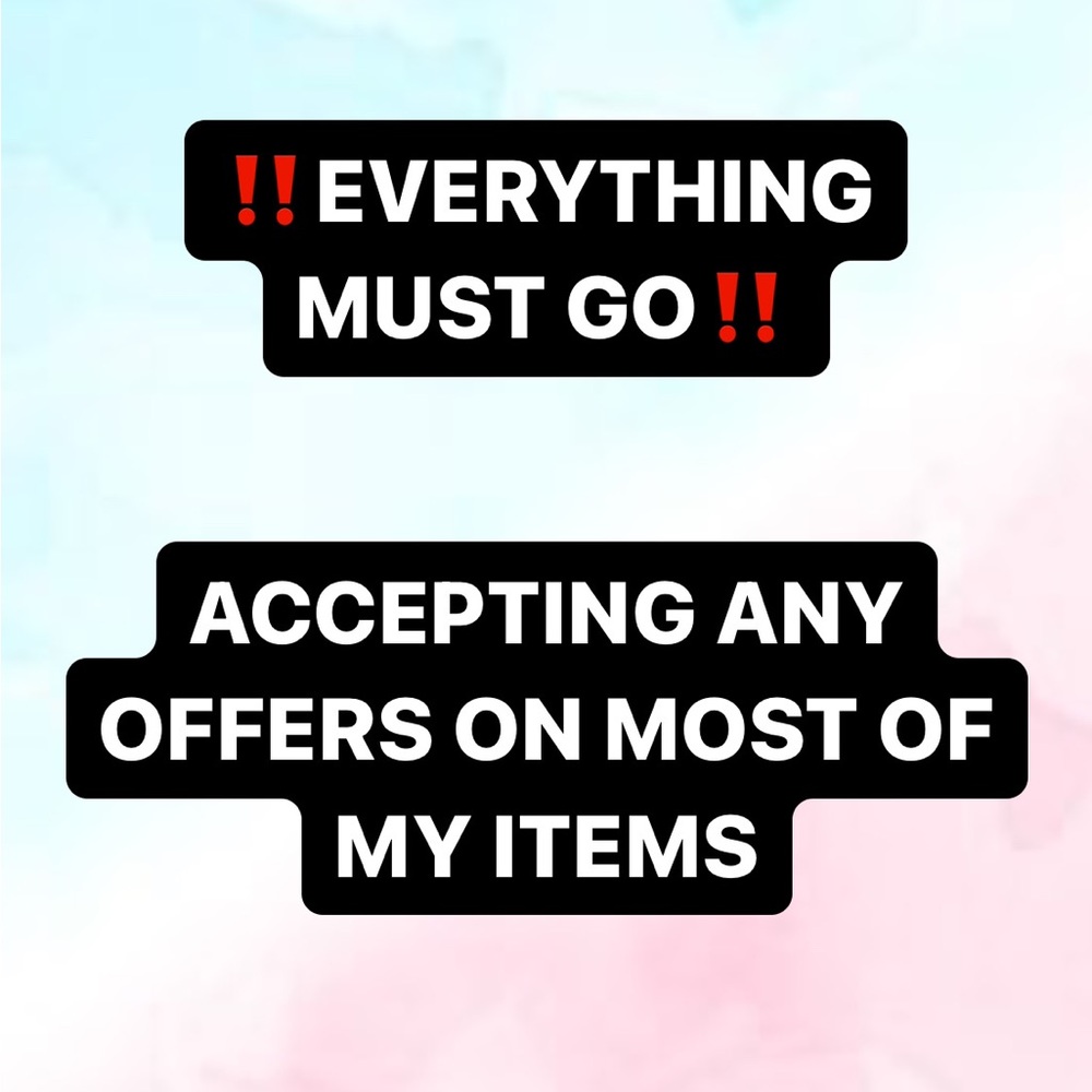 ACCEPTING ANY OFFERS